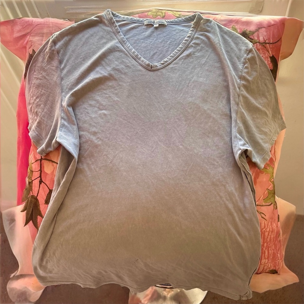 cotton citizen revolve grey standard classic crewneck t shirt